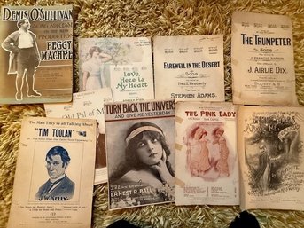 Group Of Antique Sheet Music