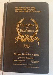 Club Men Of New York 1903 Rare The Elite Of New York, Society List And Club Register.