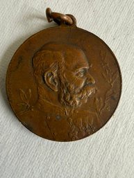 Franz Josef Austria Hungary 1898 Bronze Medal