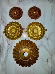 Brass Mounts Largest Approx 2 3/4'