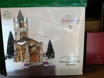 Dickens' Village Series Somerset Valley Church Set Dept 56