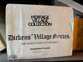 Wm Wheat Cakes And Puddings Heritage Village Dickens' Village Series