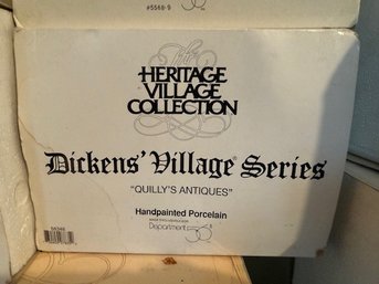 Quillys Antiques Dickens' Village Series Dept 56