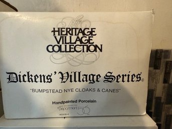 Bumpstead Nye Cloaks And Canes Dickens' Village Series Dept 56