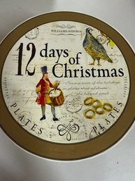 Williams Sonoma 12 Days Of Christmas Plates