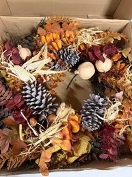 Thanksgiving/Fall Wreath By Valery & Madelyn
