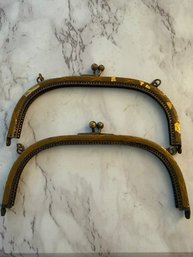 A Pair Of Antique Handbag Frames