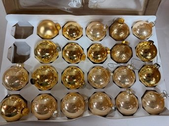 Gold Christmas Balls