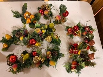 Holiday Fruits On Branches, Decorations For Holidays