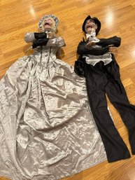 Mr And Mrs Halloween Fright!  The Have Stands!