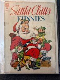 Santa Claus Funnies No 205 1948 A Dell Comic