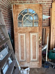 Vintage Wooden Front Door 36'
