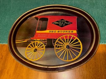 The Great Atlantic And Pacific 350 Stores  Oval Tray