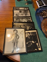 Collection Of 6 Black And White Movie Photos 1950's