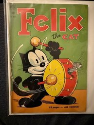 Felix The Cat Comic Book Feb Mar No 19, A Dell Comic Book