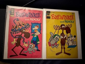 By Gold Key Comics Two Bullwinkle And Rocky Comic Books 90013-404