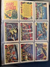 Mars Attacks Set 1962 ~ Dinosaurs Attack Invasion Trading Cards Total 162 Plus 11 Stickers