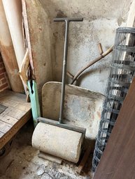 Vintage Cement Roller Or Lawn Roller