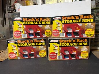 4 Sets Of Stack And Rack Storage Bins