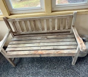 Teak Wood Double Bench Tidewater Workshop