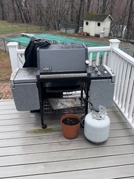 Weber Genesis Grill 3 Burner With Tank Good Shape, Needs A Summer Cleaning