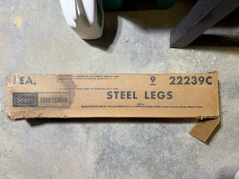 Vintage Craftsman Heavy Duty Steel Set Of Legs