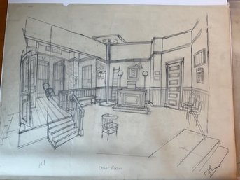 Tom John Much Ado About Nothing, Graphite Set Design