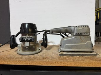 Craftsman Industrial Sander 115 V And Router 1 HP