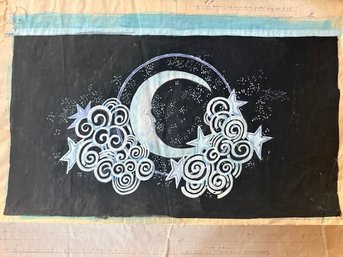Tom John, Gouache Moon Over Miami