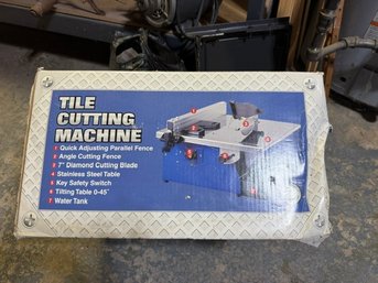 The Tile Cutting Machine In Original Box