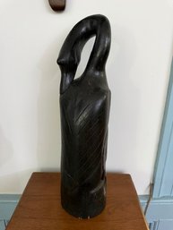 Swan Wooden Carved Sculpture