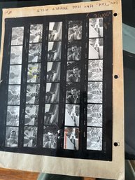 Black And White Contact Sheet Of Tom John May 1966 Beverly Hills