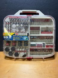 182 Piece 3/32 Rotary Tool Accessory Set