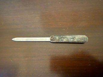 Yad Vashem Sterling Silver Letter Opener