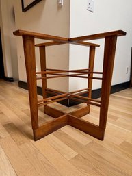 Scandinavian Design Walnut Mid Century By Irwin Table Base  32' Wide X 28' Tall