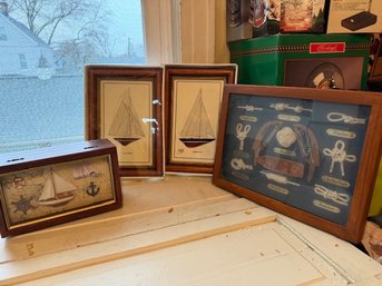 Sailboats, Nautical Knots, And Nautical Box