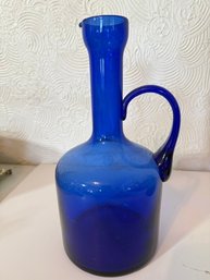 Rossini Empoli Cobalt Blue Jug Approx 12" Tall