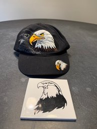Eagle Cap And Bald Eagle Tile
