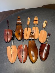 Collection Of Wooden Shoe Trees Wright, Rochester, CS Pierce Etc