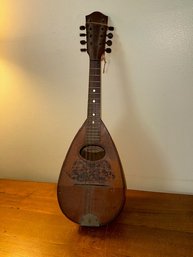 Ricca Inlaid Mandolin Late 1800's Needs Some TLC