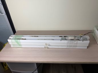 White Honey Comb Window Shades 2@ 33 3/4' B B & B