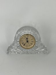 A Waterford Alana Crystal Quartz Clock