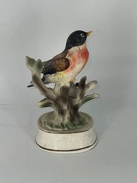 Hand Painted Porcelain Bird Made In Japan Tilso