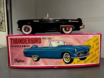 Thunderbird 1956 Tin Friction Car In Original Box