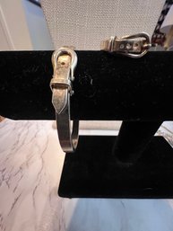Set Of Buckle Bracelet And Sterling Buckle Ring