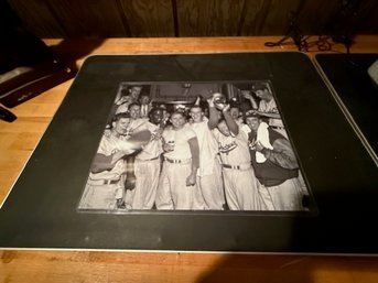 8 X 10 Dodgers Black And White Photo