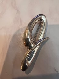 Sterling Silver J Pin