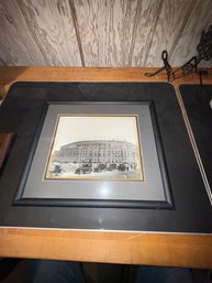 Old Yankee Stadium Black And White Photo Framed  The Art Of The Game