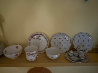 Doll House And Porcelain Teacup Sets
