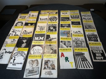 39 Original Playbills #1 1960's Thru 1990's Second City, Man Of La Mancha, A Few Good Men, ART,